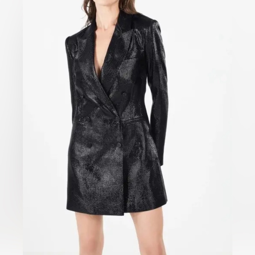 BCBG Valentina Cowl-back Blazer dress size 4